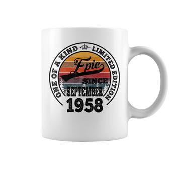 Epic Since September 1958 65Th Birthday 65 Years Old Coffee Mug | Mazezy CA