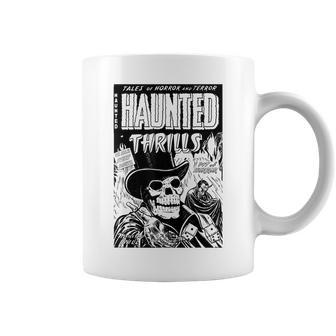 Evil Skeleton Halloween Horror Comic Vintage Horror Monsters Halloween Funny Gifts Coffee Mug | Mazezy