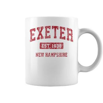Exeter New Hampshire Nh Vintage Sports Red Coffee Mug | Mazezy
