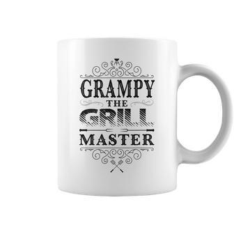Family Fathers Day Grampy The Grill Master Men Coffee Mug | Mazezy