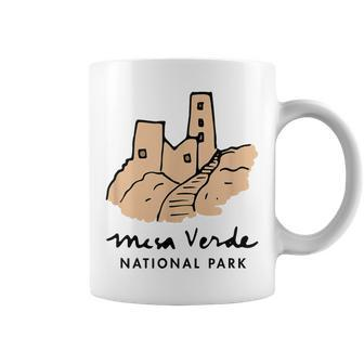 Family Vacation Retro Mesa Verde National Park Coffee Mug | Mazezy