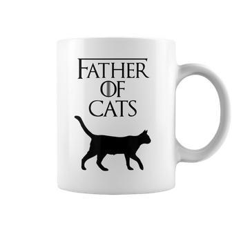 Father Of Cats | Fur Dad | Funny Cat Lover S500191 Gift For Mens Coffee Mug | Mazezy