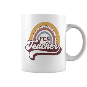 Fcs Teacher Rainbow Family & Consumer Sciences Teacher Coffee Mug | Mazezy