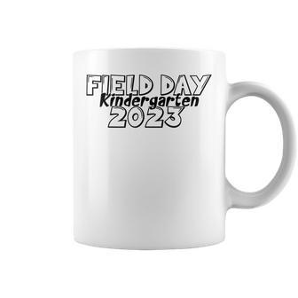 Field Day 2023 Kindergarten School Teacher Kid Yellow Orange Coffee Mug | Mazezy