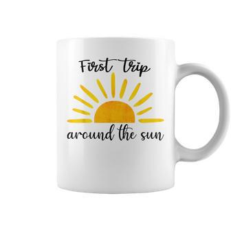 First Trip Around The Sun Birthday For Boy And Girl Coffee Mug - Seseable