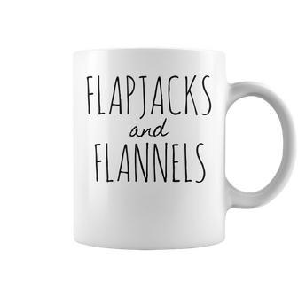 Flapjacks And Flannels Fall Festive M W & Youth Gift For Women Coffee Mug - Thegiftio UK