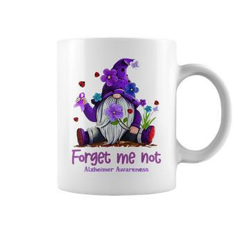 Forget Purple Gnome Me Not Purple Alzheimer's Awareness Coffee Mug - Seseable