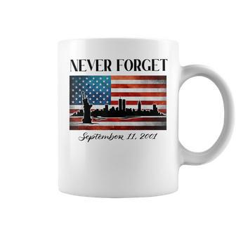 Never Forget September 11 2001 Memorial Day American Flag Coffee Mug