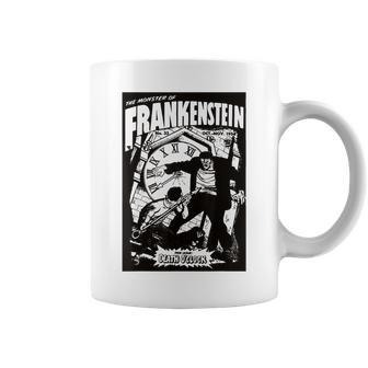 Frankenstein Halloween Horror Comic Vintage Horror Monster Halloween Funny Gifts Coffee Mug | Mazezy