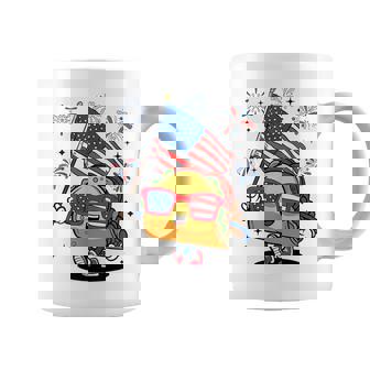 Funny 4Th Of July Taco Sunglasses American Flag Usa Patriot Usa Funny Gifts Coffee Mug | Mazezy