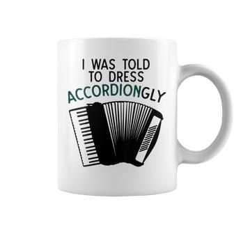 Accordion For Pun Humor Music Joke Coffee Mug | Mazezy