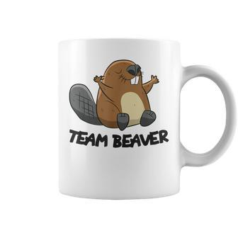 Funny Beaver Squad Team Beaver Coffee Mug | Mazezy