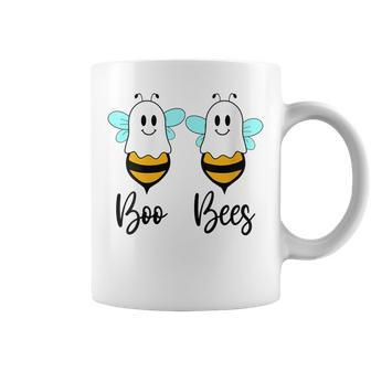 Funny Bees Vintage Bee Halloween Boo Bee Gift For Womens Halloween Funny Gifts Coffee Mug | Mazezy