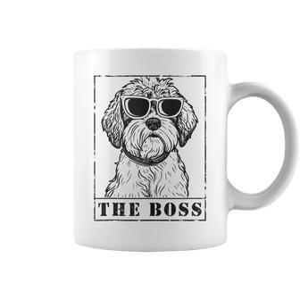 The Boxerdoodle Boss Mom Dad Dog Lover Coffee Mug | Mazezy