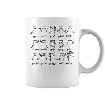 Cat And Math Cat And Algebra Lover Cat Coffee Mug - Monsterry