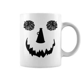 Cheer Pumpkin Cheerleader Halloween Coffee Mug | Mazezy