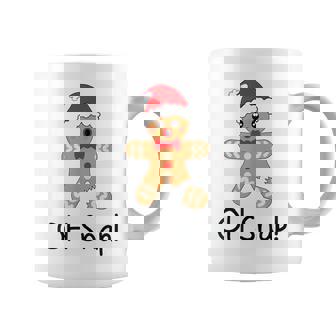 Christmas Boys Girls Gingerbread Man Oh Snap Coffee Mug - Thegiftio