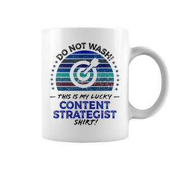 Content Strategist Marketing Job Title Quote Graphic Coffee Mug | Mazezy