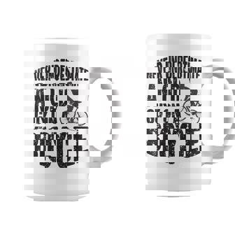 Funny Cycling Never Underestimate An Old Guy On A Bicycle Cycling Funny Gifts Coffee Mug | Mazezy