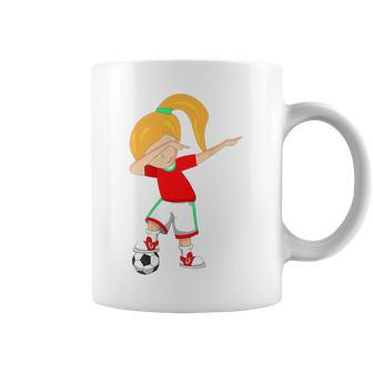 Dabbing Soccer Soccer Dab Girl Coffee Mug | Mazezy