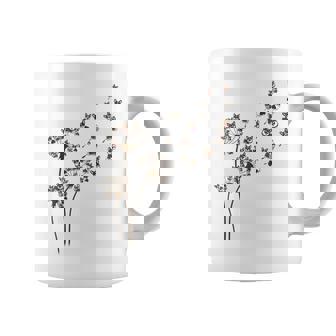 Funny Dandelion Flower Tricolor Corgi- Gift For Lover Coffee Mug | Mazezy