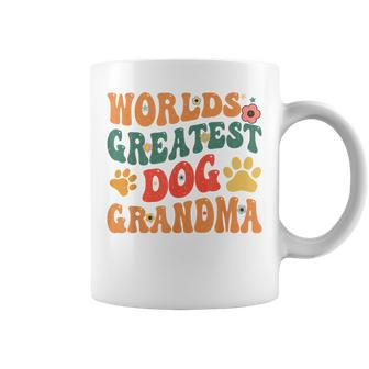 Funny Dog Mom Greatest Dog Grandma Mothers Day Mom Life Coffee Mug - Thegiftio UK