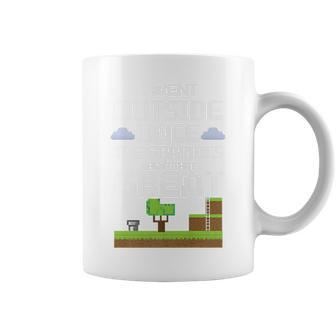 Funny Gamer Went Outside Graphics Arent Great Coffee Mug | Mazezy