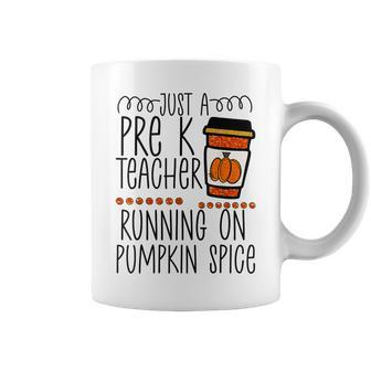 Halloween Fall Pumpkin Spice Preschool Teacher Prek Preschool Teacher Coffee Mug | Mazezy