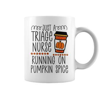 Halloween Fall Pumpkin Spice Triage Er Nurse Rn Halloween Coffee Mug | Mazezy
