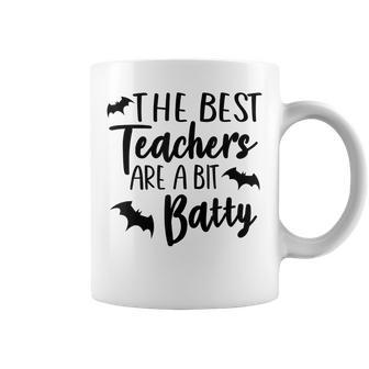 Halloween Teacher The Best Teachers Are A Bit Batty Halloween Coffee Mug | Mazezy