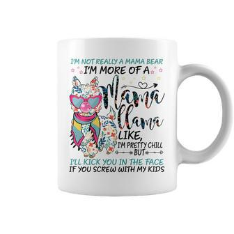Funny Im Not Really A Mama Bear Im More Of A Mama Llama Coffee Mug - Thegiftio UK