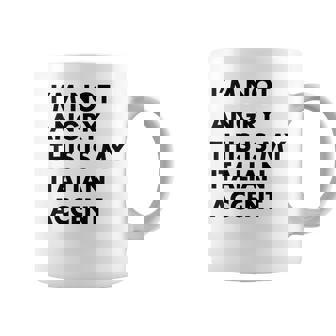 Funny Italian Accent Italy Saying Voice Coffee Mug | Mazezy