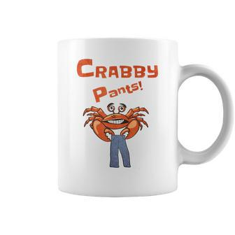 Meme Crabby Pants With Crab Coffee Mug | Mazezy