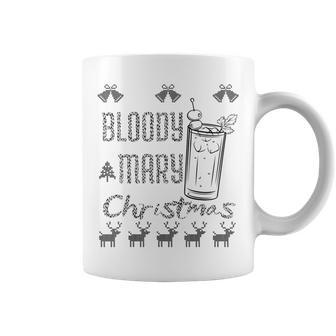 Funny Merry Christmas Xmas Alcohol Cocktail Bloody Mary Coffee Mug | Mazezy