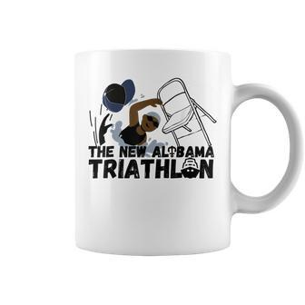 New Triathlon Alabama Riverboat Swimmer Hat Chair Meme Coffee Mug - Seseable
