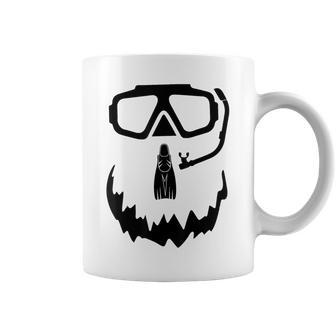 Scuba Diving Pumpkin Scuba Diver Halloween Coffee Mug | Mazezy