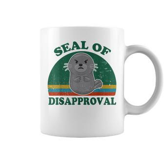 Seal Of Disapproval For Beach Ocean Animal Lover Coffee Mug | Mazezy