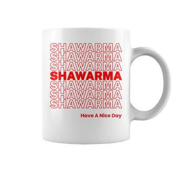 Shawarma Lover Arab Food Arabic Foodie Meme Thank You Coffee Mug | Mazezy