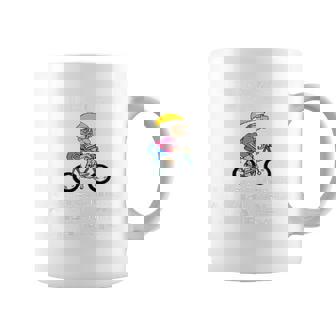 Never Underestimate An Old Lady On A Bicycle Coffee Mug - Seseable