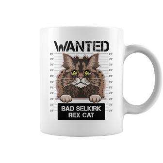Wanted Bad Selkirk Rex Cat Kitty Kitten Owners Lovers Coffee Mug | Mazezy