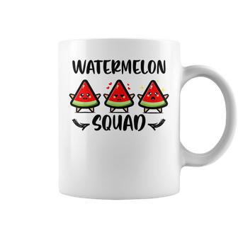 Funny Watermelon Squad Fruit For Kids And Watermelon Lover Coffee Mug - Seseable