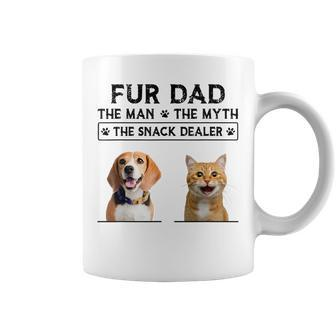Fur Dad The Man The Myth The Snack Dealer Coffee Mug | Mazezy