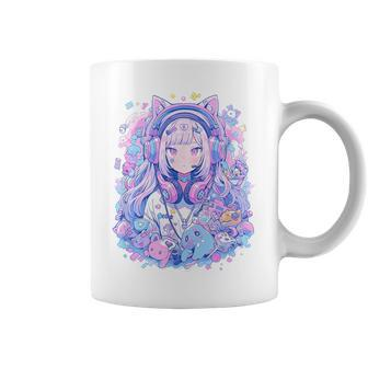 Gamer Girl Pastel Japan Anime Streamer Japanese Coffee Mug | Seseable CA