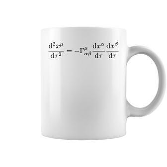 Geodesic Equation Of Differential Geometry Math And Science Coffee Mug | Mazezy
