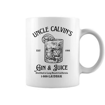 Gin & Juice Est 1994 Distilled In Long Beach California Coffee Mug - Seseable