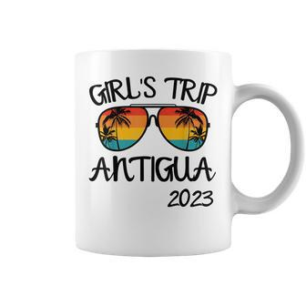 Girls Trip Antigua 2023 Sunglasses Summer Vacation Girls Trip Funny Designs Funny Gifts Coffee Mug | Mazezy