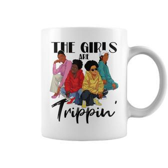 Girls Trip Black The Girls Are Trippin' Coffee Mug | Mazezy