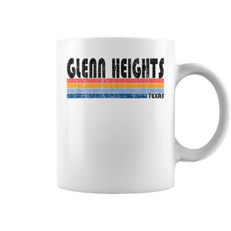 Glenn Heights Tx Hometown Pride Retro 70S 80S Style Coffee Mug | Mazezy
