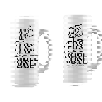 Go Floss Yourself Cute Dental Babe Hygienist T Coffee Mug - Seseable