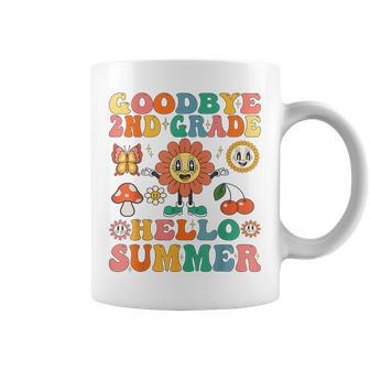 Goodbye 2Nd Grade Hello Summer Groovy Second Grade Graduate  Coffee Mug